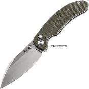 T1039F4 Tenable Knives Nesstreet Button Lock Green