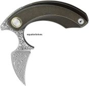 BTKT2103J Bestech Knives Strelit Framelock Damascus Bronze
