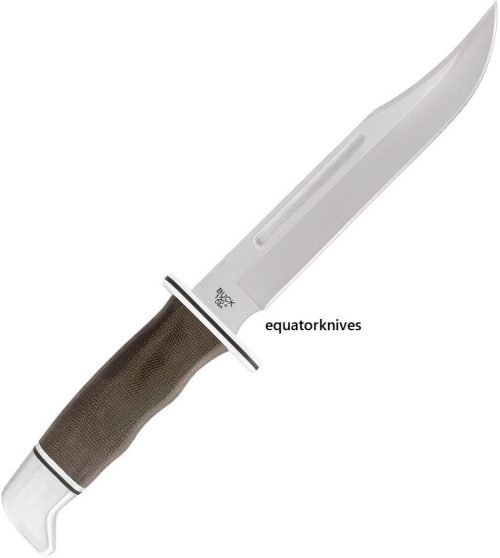 BU120GRS1 Buck General Pro S35VN Fixed Blade Green Canvas Micarta
