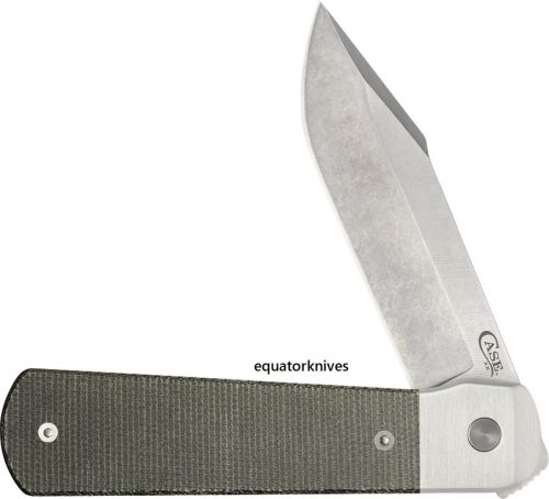 CA50911 Case Cutlery Longhouse Green Micarta