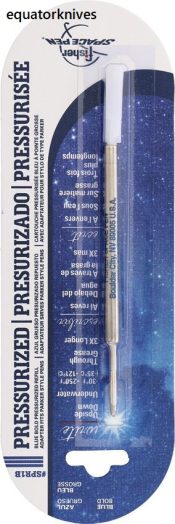 FP113112 Fisher Blue Bold Ink Refill Pressurized Cartridge SPR1B 1,3mm