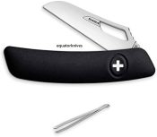 SZAGR9001010 Swiza Garden Floral Knife Black