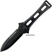 TKF205BK Takumitak Hidden Anger Fixed Blade Black TiNi Coated D2 Tool Steel Spear Point Blade
