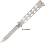 CSFL43ARC Cold Steel Arc Angel Folder Gray Aluminium Handle