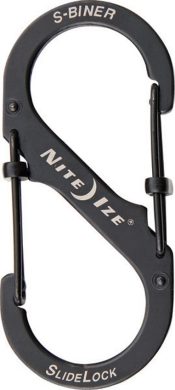 N02671 Nite Ize S-Biner SlideLock No4 Black