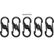 N05456 Nite Ize S-Biner MicroLock Carabiner 5 pcs