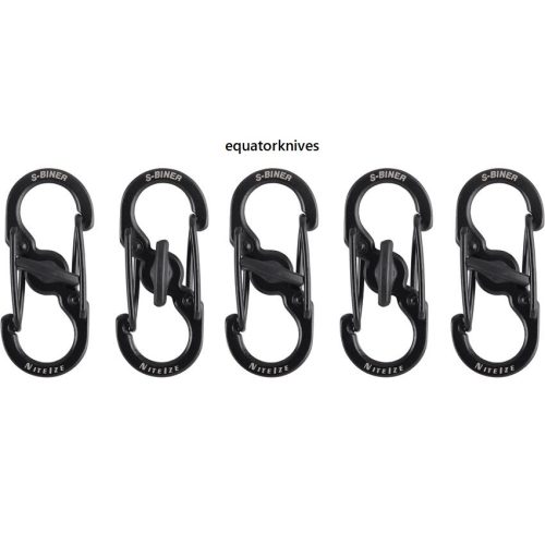 N05456 Nite Ize S-Biner MicroLock Carabiner 5 pcs