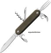 MKMMP06MAGGC MKM-Maniago Knife Makers Malga 6 Multipurpose Knife Green