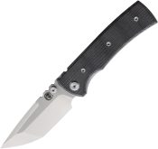 CHAV14235 Chaves Knives Redencion Street Linerlock Black Canvas Micarta Elmax Steel Tanto