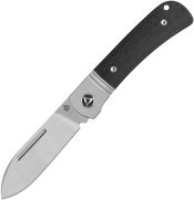 QS142SPA QSP Knife Hedgehog Slip Joint Black Micarta