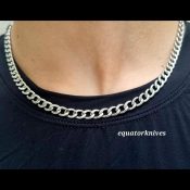 Kalung Stainless steel anti karat panjang 48 cm diameter 5mm