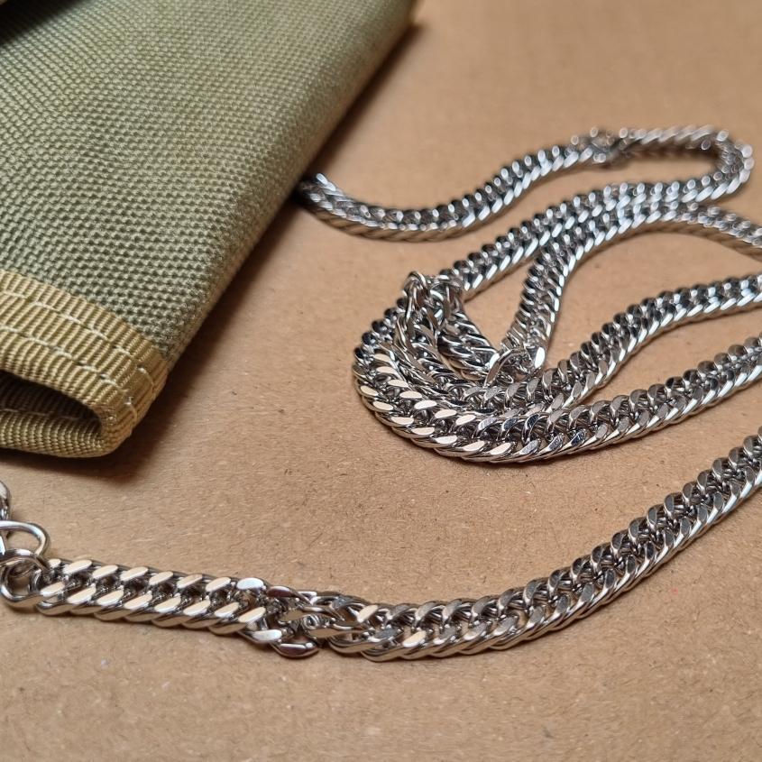Kalung Wallet Chains Rantai Dompet Pria Stainless Steel 28 inch 1.2mm