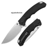 ATZ1702MBK Artisan Cutlery Tradition V2 Linerlock Black G-10 Stonewash