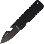 BH15HP01BK Blackhawk Hawkpoint Framelock Black Drop Point Plain Blade with Bottle Opener