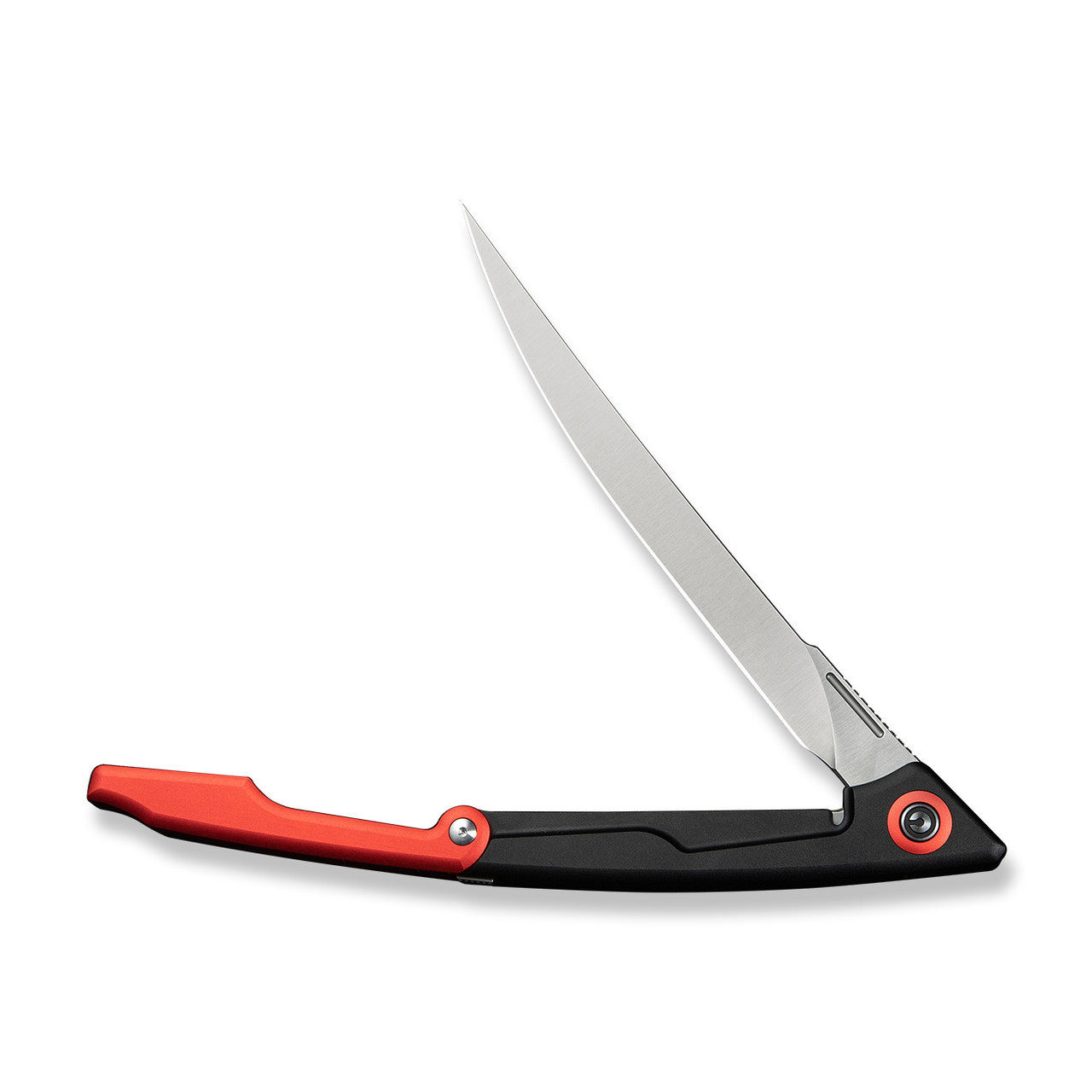CIVC22029B1 Civivi Shawka Fillet Linerlock Black And Red Aluminum Handles