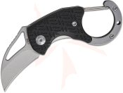 J1964BK CJRB Anansi Linerlock Black Stonewashed Hawkbill Blade G10 Handles