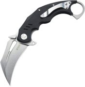 KUB261A Kubey Wrath Karambit Linerlock Black
